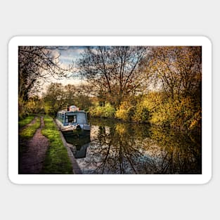 An Autumn Afternoon At Hungerford Sticker